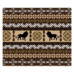 African Vector Patterns  Double Sided Flano Blanket (small)  by Amaryn4rt