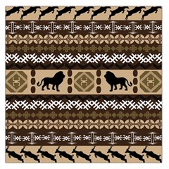 African Vector Patterns  Large Satin Scarf (square)