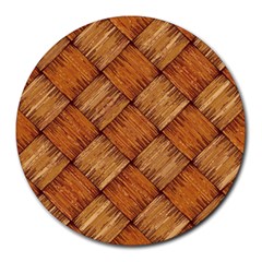 Vector Square Texture Pattern Round Mousepads