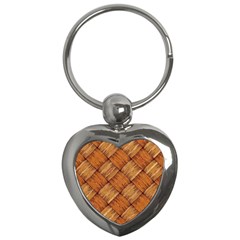 Vector Square Texture Pattern Key Chains (heart)  by Amaryn4rt