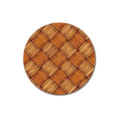 Vector Square Texture Pattern Magnet 3  (round)