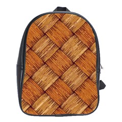 Vector Square Texture Pattern School Bags (xl) 