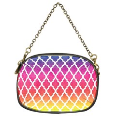 Colorful Rainbow Moroccan Pattern Chain Purses (one Side) 