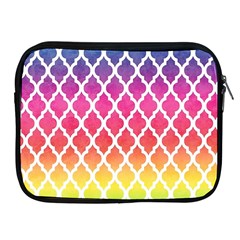 Colorful Rainbow Moroccan Pattern Apple Ipad 2/3/4 Zipper Cases by Amaryn4rt