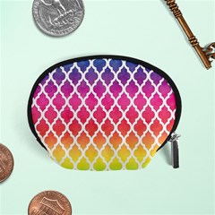 Colorful Rainbow Moroccan Pattern Accessory Pouches (small)  by Amaryn4rt