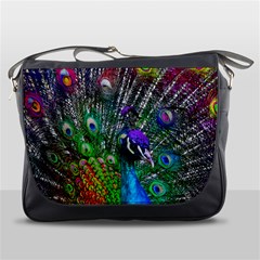 3d Peacock Pattern Messenger Bags