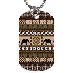 African Vector Patterns  Dog Tag (one Side) by Amaryn4rt