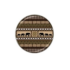 African Vector Patterns  Hat Clip Ball Marker