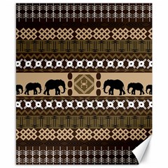 African Vector Patterns  Canvas 8  X 10  by Amaryn4rt