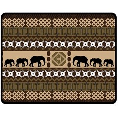 African Vector Patterns  Fleece Blanket (medium)  by Amaryn4rt