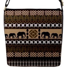 African Vector Patterns  Flap Messenger Bag (s)