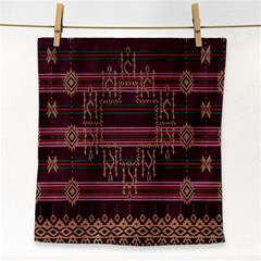 Ulos Suji Traditional Art Pattern Face Towel