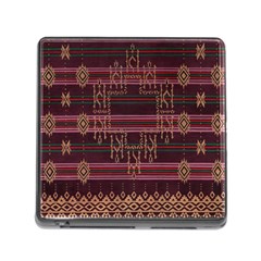 Ulos Suji Traditional Art Pattern Memory Card Reader (square) by Amaryn4rt