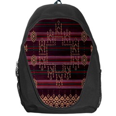 Ulos Suji Traditional Art Pattern Backpack Bag