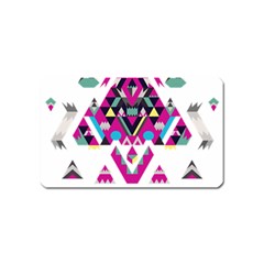 Geometric Play Magnet (name Card)