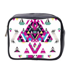 Geometric Play Mini Toiletries Bag 2-side