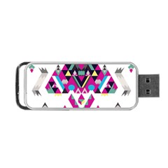 Geometric Play Portable Usb Flash (one Side) by Amaryn4rt