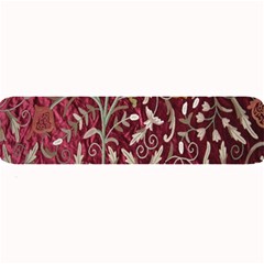 Crewel Fabric Tree Of Life Maroon Large Bar Mats