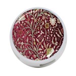 Crewel Fabric Tree Of Life Maroon 4-Port USB Hub (One Side) Front