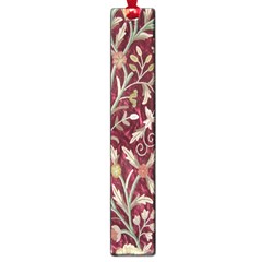 Crewel Fabric Tree Of Life Maroon Large Book Marks by Amaryn4rt