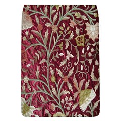 Crewel Fabric Tree Of Life Maroon Flap Covers (l)  by Amaryn4rt