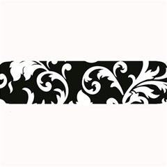 Vector Classical Traditional Black And White Floral Patterns Large Bar Mats by Amaryn4rt