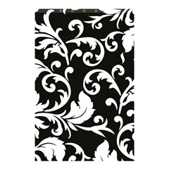 Vector Classical Traditional Black And White Floral Patterns Shower Curtain 48  X 72  (small)  by Amaryn4rt