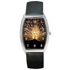 3d Beautiful Peacock Barrel Style Metal Watch