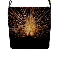 3d Beautiful Peacock Flap Messenger Bag (l) 