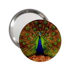 3d Peacock Bird 2.25  Handbag Mirrors