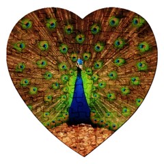 3d Peacock Bird Jigsaw Puzzle (Heart)