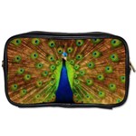 3d Peacock Bird Toiletries Bags 2-Side Front