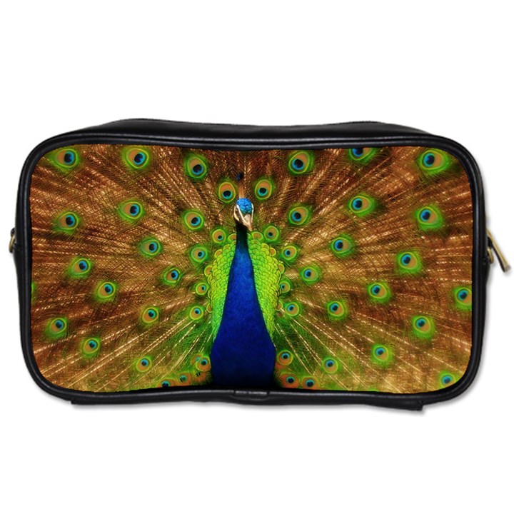 3d Peacock Bird Toiletries Bags 2-Side