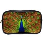 3d Peacock Bird Toiletries Bags 2-Side Back