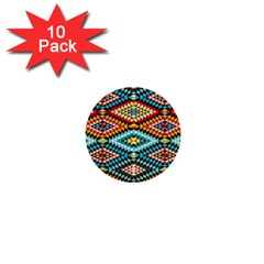 African Tribal Patterns 1  Mini Buttons (10 Pack)  by Amaryn4rt