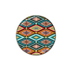 African Tribal Patterns Hat Clip Ball Marker by Amaryn4rt