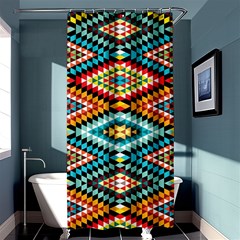 African Tribal Patterns Shower Curtain 36  X 72  (stall)  by Amaryn4rt