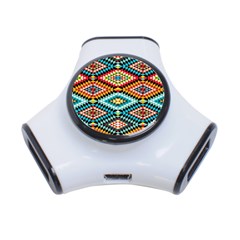 African Tribal Patterns 3-port Usb Hub