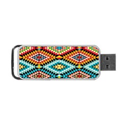 African Tribal Patterns Portable Usb Flash (two Sides) by Amaryn4rt