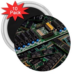 Computer Ram Tech 3  Magnets (10 Pack)  by Amaryn4rt