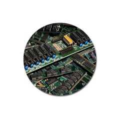 Computer Ram Tech Magnet 3  (round) by Amaryn4rt