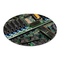 Computer Ram Tech Oval Magnet by Amaryn4rt