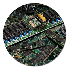 Computer Ram Tech Magnet 5  (round) by Amaryn4rt