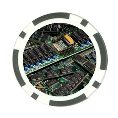 Computer Ram Tech Poker Chip Card Guard by Amaryn4rt