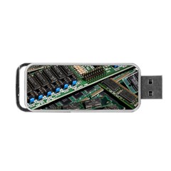 Computer Ram Tech Portable Usb Flash (one Side) by Amaryn4rt