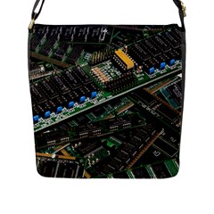 Computer Ram Tech Flap Messenger Bag (l)  by Amaryn4rt