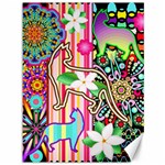 Mandalas, Cats and Flowers Fantasy Digital Patchwork Canvas 36  x 48   35.26 x46.15  Canvas - 1