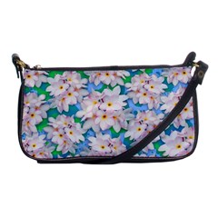 Plumeria Bouquet Exotic Summer Pattern  Shoulder Clutch Bags