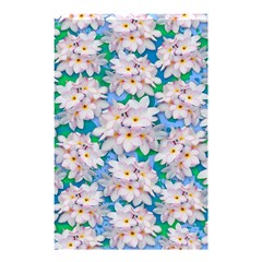 Plumeria Bouquet Exotic Summer Pattern  Shower Curtain 48  X 72  (small) 