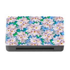 Plumeria Bouquet Exotic Summer Pattern  Memory Card Reader With Cf